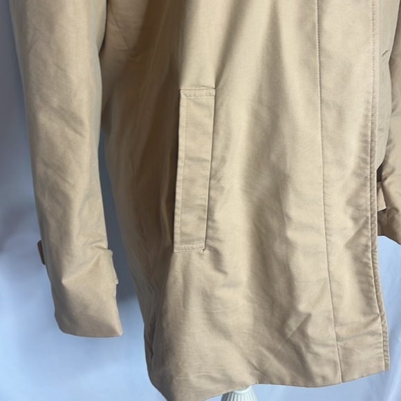 Chaps Equestrian print lined button up trench - Picture 4 of 9